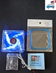 Enermax 90MM Blue Led On/off 12V 3PIN Pc Cpu/case Cooling Fan Anti-vibration Pad. Fixed Price $14.99.