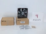 4) Keyfanclub 120MM Pwm 12V 4-PIN Pc Computer Case Cooling Dual 1500RPM. Fixed Price $29.95.