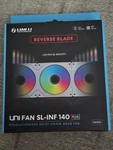 Lian Uni Sl-infinity 140MM Reverse Blade-single Pack-argb Fan-daisy-chain. Fixed Price $28.75.