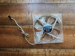 Zalman 120MM Case Fan, Clear With Blue Led, Model # ZA1225CSL. Fixed Price $19.99.