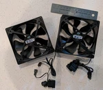 Lot Of 2! Cooler Master 120MM 12V Pc Cooling Fan A12025-12CB-3EN-F1 Case. Fixed Price $14.99.