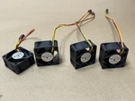 4X Pack Everflow R124020BM 40MMX20MM 12VDC 0.16A 3PIN Motor Server Square Fan. Fixed Price $24.99.