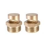 2PCS Tip 1/2BSPT Brass 170 Degree Wide Angle Flat Fan Nozzle. Fixed Price $15.44.