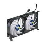 12V Double Rack Mount Cooling Fan With Speed Controller For Fridge Vent. Fixed Price $162.99.