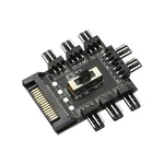 Chassis Fan Hub Sata To 8 WAY12V 3 Pin Cooling Splitter Controller. Fixed Price $14.99.