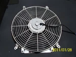 14 Inch Low Profile Chrom High Performance Thermo Fan. Fixed Price $27.99.