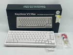 Keychron V1 Max Qmk/via Custom Mechanical Keyboard - White. Fixed Price $79.95.