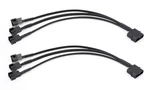 2 Pack Molex To 3 Pin Or 4 Fan Adapter Computer Pc Case Power, 10 Inch. Fixed Price $11.38.