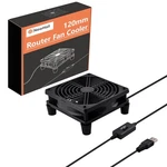 Newhail Quiet 120MM Router Fan Cooler With L/m/h 3-DEGREE Speed 1PCS. Fixed Price $24.42.