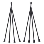 (2 Pack, 10.5 Inches Cooling Fan To 4 Way Y-shaped Splitter, PIN/3-PIN Pw.... Fixed Price $15.86.