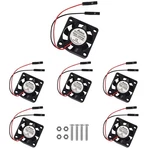 Melife 6 Pcs Mini Cooling Fan For Raspberry Pi 4/5, Black. Fixed Price $17.52.