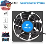C1 Cooling Fan For Android Tv Box Set Top Wireless Silent Quiet Cooler Dc 5V. Fixed Price $11.87.