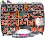 601 Pcs For Dt Deutsch Kit,gray 3 4 8 12 Pin Connectors Size 16. Fixed Price $104.87.