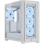 New Corsair Icue 5000X Rgb Ql Edition Mid Tower Case - True White (CC9011233WW). Fixed Price $150.00.