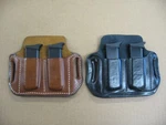 Azula Leather Owb 2 Slot Pancake Belt Dual Mag Clip Pouch .choose Gun & Color -a. Fixed Price $49.95.