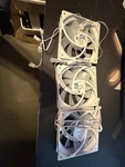 Thermaltake 120MM White Led Pwm Case Fans 3-PACK. Fixed Price $30.00.