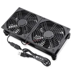 Gdstime Dual 120MM 5V Usb Fans, 102CFM Big Airflow Cooling For Router.... Fixed Price $41.22.
