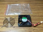 Sunon KD1208PTB3 DC12V 1.0W 80X80X25MM 3PIN Case/cpu Cooling Fan W/ Chrome Grill. Fixed Price $9.89.