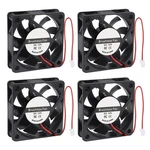4PCS 6010 Dc 12V Brushless Cooling Fan 60X60X10MM Quiet 60MM 2PIN. Fixed Price $14.67.