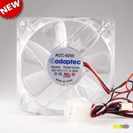 Clear 120MM Pc Computer Case Cooling Fan 3/4-PIN Blue Led Light Adaptec ACC-9200. Fixed Price $11.89.