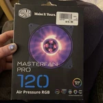 Cooler Masterfan Pro 120MM Rgb Air Pressure Pc Case. Fixed Price $10.00.