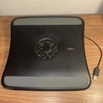 Belkin Usb Laptop Cooling Pad Fan Stand Model F5L055 Black. Works Great. Fixed Price $16.00.