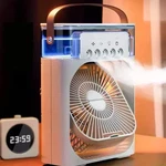 3 In 1 New Fan Air Conditioner Household Cooler Led Night Light Portable. Fixed Price $6.49.