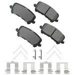 Akebono ACT1281 Proact Ultra Brake Pads. Fixed Price $104.99.