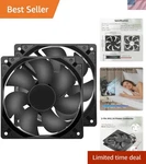 Durable 120MM Dc Cooling Fans 2-PACK With Easy 2-PIN Installation 1600 Rpm. Fixed Price $30.39.