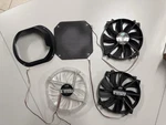 Lot Of Cooler Master 230MM Case Fans 12V Tested Black Red Led. Fixed Price $59.99.