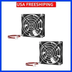 2-PACK 80MM X 25MM Dc 12 Volt Fans 2-PIN Brushless Replacement Cooling. Fixed Price $26.09.