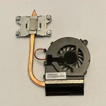 Hp 646578-001 Cpu Fan With Heatsink DTA49R12TP003ADD501 Black Silver Copper. Fixed Price $5.00.