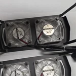Stk 50MM 12V Case Fan DF125010SL 2-PIN 2000RPM 5CFM White Led Clear. Fixed Price $10.00.