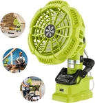 Yex-bur Portable Clip On Fan For Ryobi 18V Batteries, Quiet Battery Operated. Fixed Price $46.31.