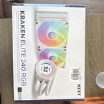 Nzxt Kraken Elite 240 Rgb Liquid Cpu Cooler White 120MM Multicolor Fan. Fixed Price $100.00.