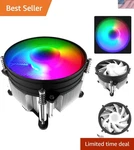 TW-8 95W Rgb Led Cpu Cooler Aluminum & Copper Heatsink For Intel I3/I5/I7/I9. Fixed Price $29.99.