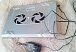 Notebook Laptop Cooling Pad 12.5" X 9.5" 1600RPM 28CFM Fan Tested-works Dc 5V. Fixed Price $11.99.
