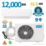 Apoo Dr 12000 Btu Mini Split Air Conditioner Heat Pump 16.5 Seer 110V Wifi & Kit. Fixed Price $779.00.