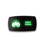 Night Vision Green Stark 5-PIN Horizontal Laser Etched Led Rocker Switch .... Fixed Price $19.69.