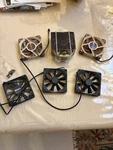 Used Noctua NH-U12A 120MM And 3X Nzxt Fans Lot. Fixed Price $59.99.