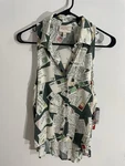 Marilyn Monroe Fan Mail Sleeveless Button Down Top Rayon With Tags Preowned Good. Fixed Price $24.85.