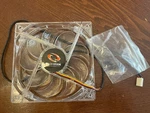 Raidmax 120MM Clear Case Fan 3-PIN Connector Quiet Cooling Tested. Fixed Price $12.00.
