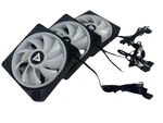 3 Pack - Zhanyu Led Computer Case Pc Cooling Fan Rgb Quiet Pwm 4PIN 12V 120MM. Fixed Price $13.99.