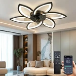 Dimmable Led Ceiling Fan Modern Silent Light Remote And Smart App Control. Fixed Price $65.50.