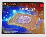Notebook Cooler With Lg 200MM Led Fan Thermaltake -a Massive V20 Repair Or Parts. Fixed Price $17.00.