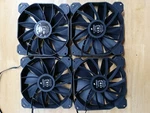 Set Of Fans New Corsair 140MM ,12V Dc 0.3A. 4PINS. Fixed Price $27.00.