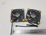 Thermaltake TT-1225 A1225L12S 12025 12V 0.30A Silent Cooling Pc Fan 3-PIN 2-PACK. Fixed Price $15.98.