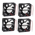 4PCS 6010 Dc 12V Brushless Cooling Fan 60X60X10MM Quiet 60MM 2PIN For. Fixed Price $15.98.