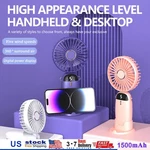 Mini Hand-held Fan Portable Folding Desk Cooler Cooling Usb Rechargeable. Fixed Price $8.74.