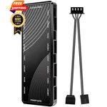 Jazzcooling Argb Pwm Pc Fan Hub, 8 Port Addressable 5V-3PIN Black. Fixed Price $22.98.